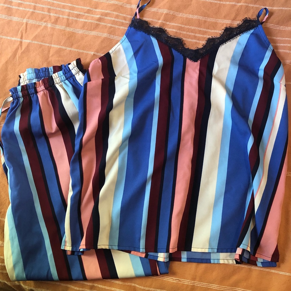 Japna Lounge Multicolored Pajama Set